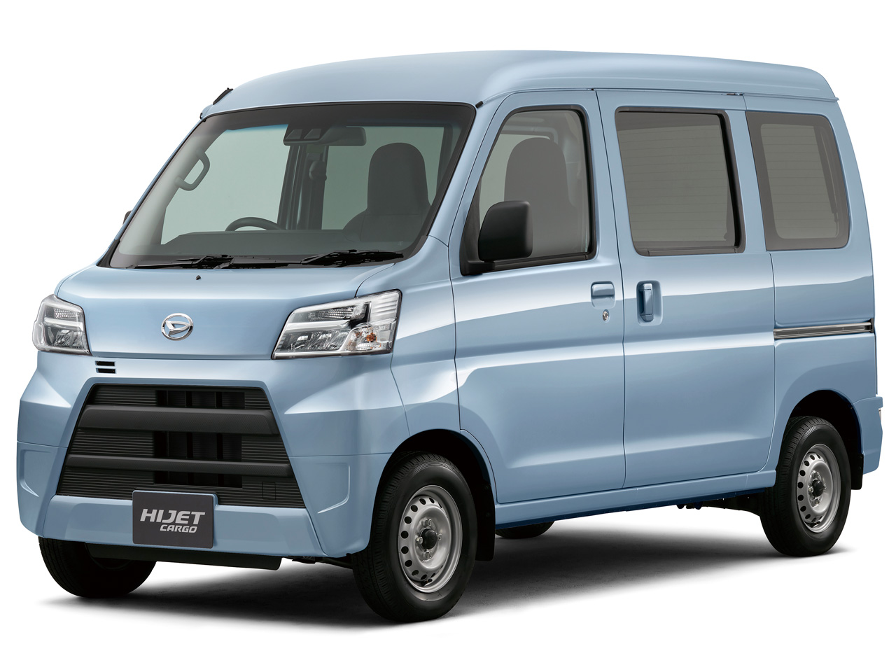 ダイハツ HIJET ハイゼットカーゴ アトレー S300系 ドアバイザー デッキバン ピクシスバン サンバーバン ディアス バイザー ブラック カスタム 外装